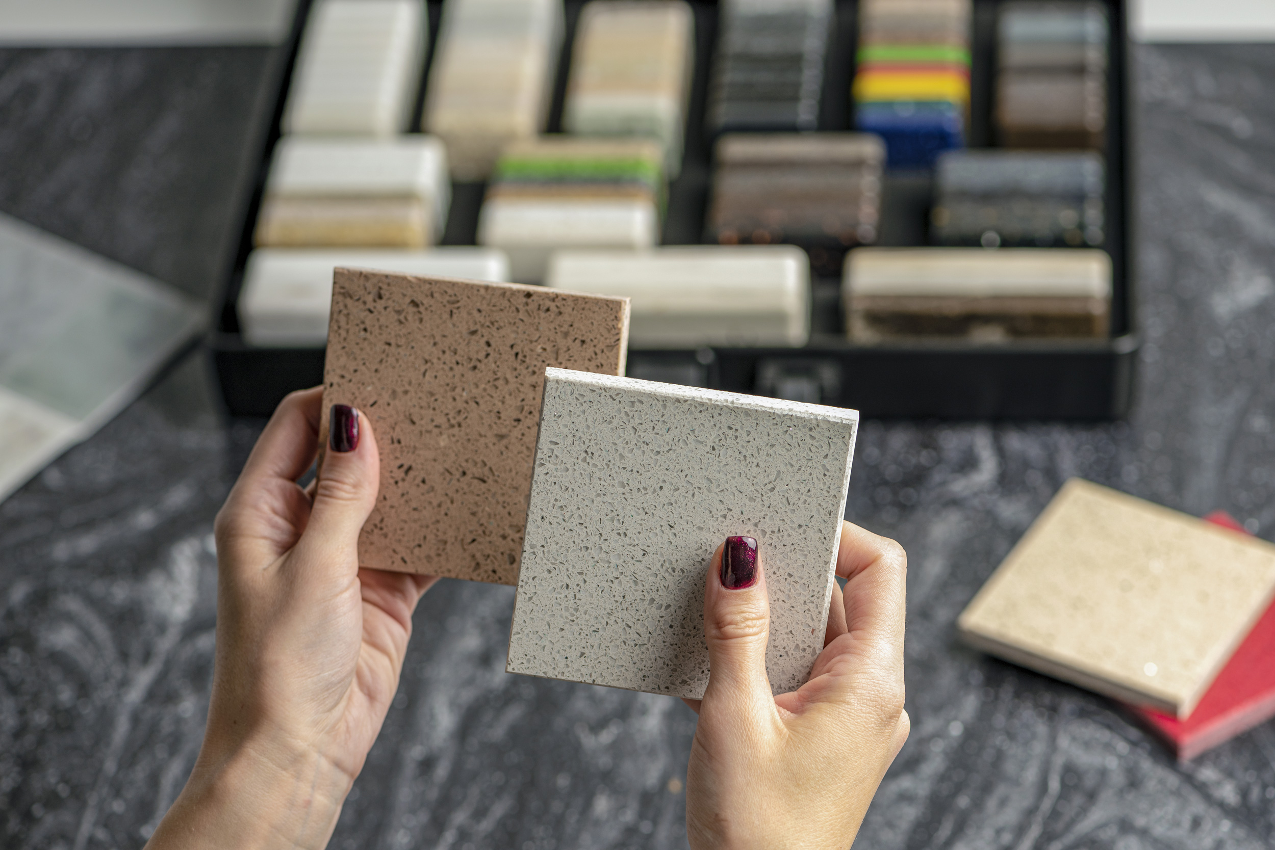 couleur et texture carrelage grand format