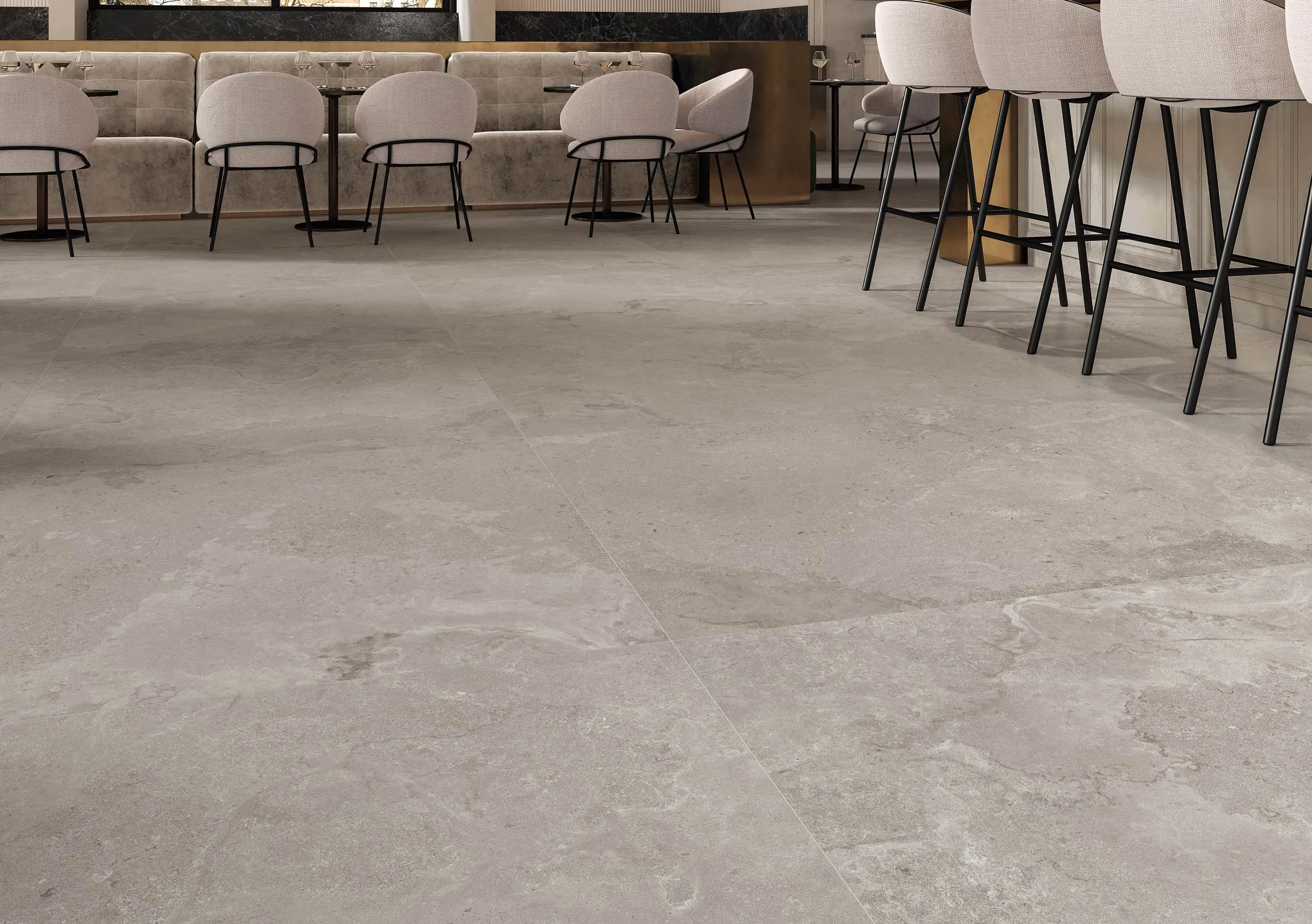 carrelage grand gormat pour espaces commerciaux