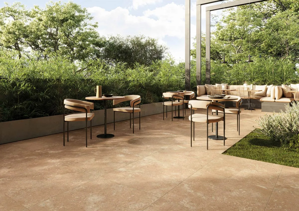 carrelage grand format pour restaurant