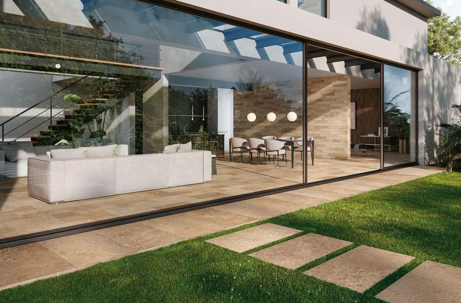 carrelage grand format pour jardin