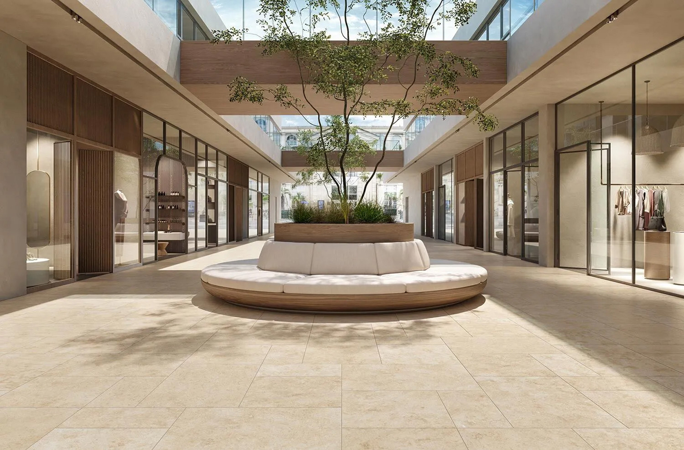 centre commercial carrelage grand format
